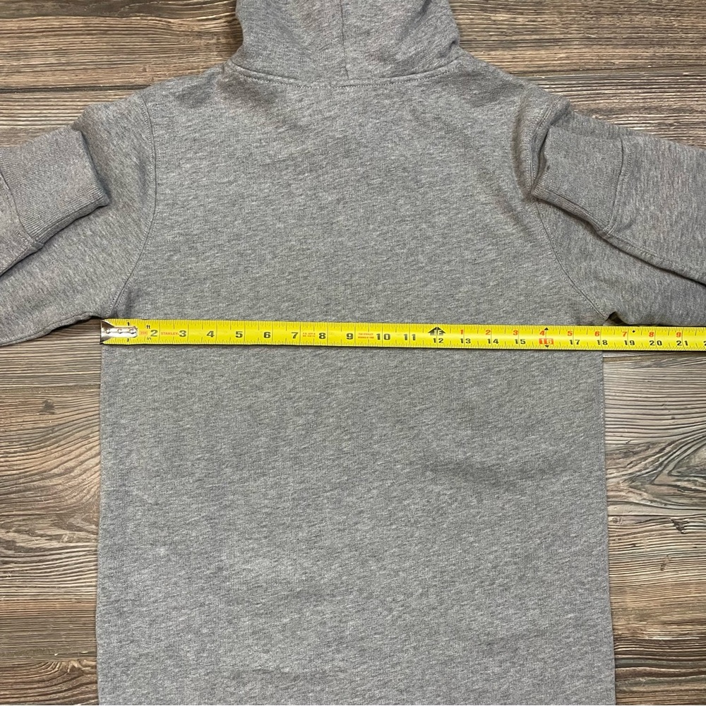 Polo Ralph Lauren Big Pony Fleece‎ Hoodie Sweatshirt Dress Grey Size XS NWT $168 - Picture 6 of 11